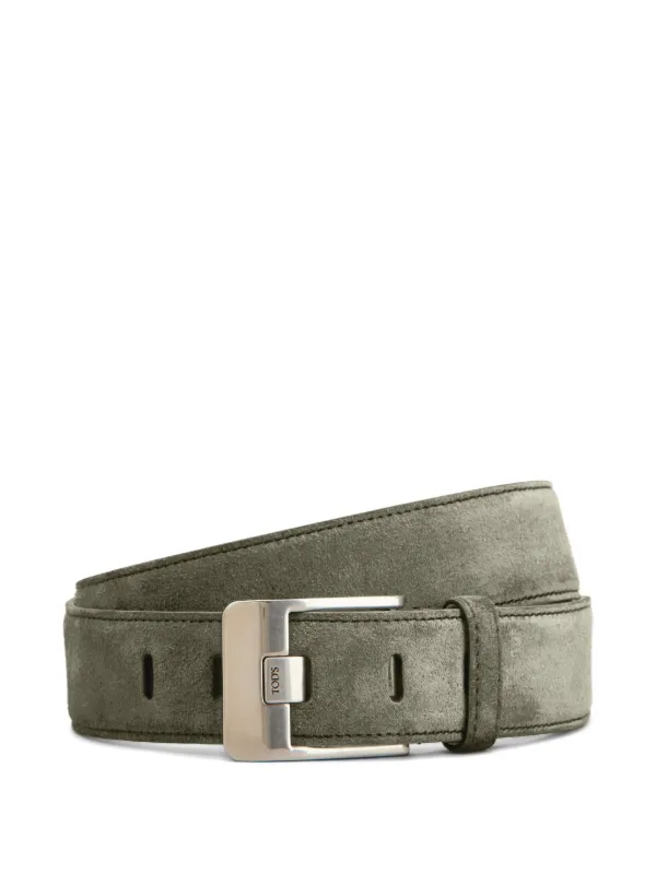 Tod's Belt in Suede in Grey