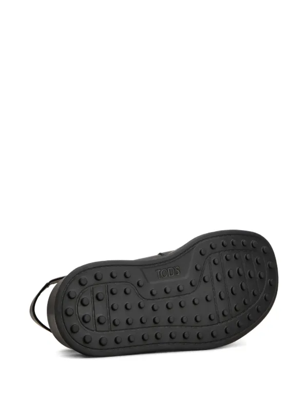 Tod's バックルストラップ サンダル | ブラック | FARFETCH JP
