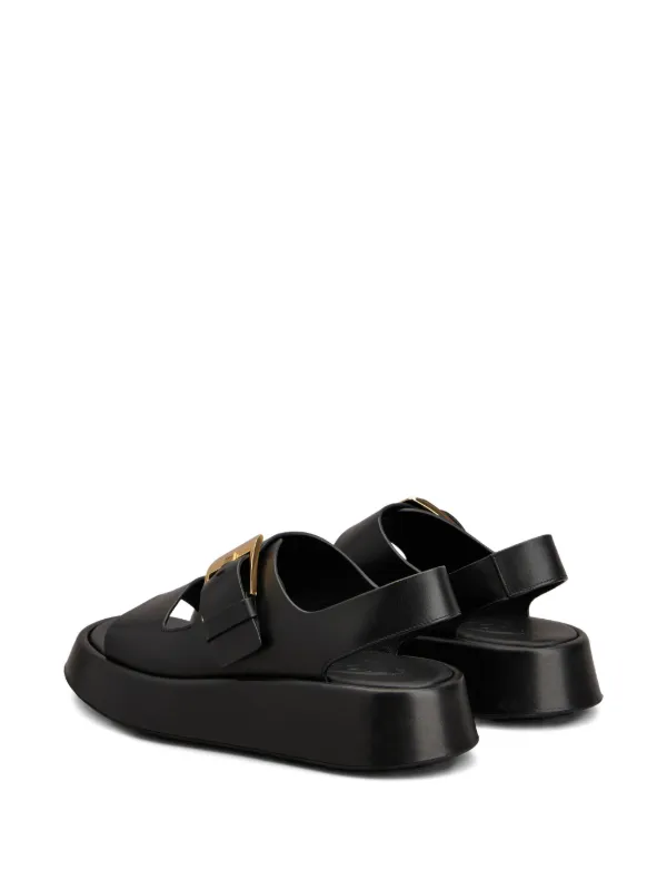 Tod's バックルストラップ サンダル | ブラック | FARFETCH JP