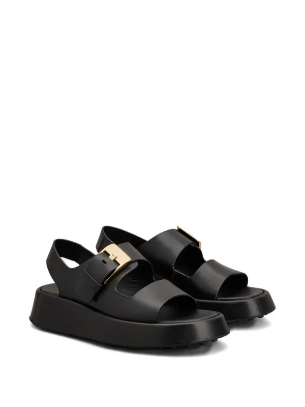 TOD'S バックストラップサンダル Tod's バックルストラップ サンダル | ブラック | FARFETCH JP