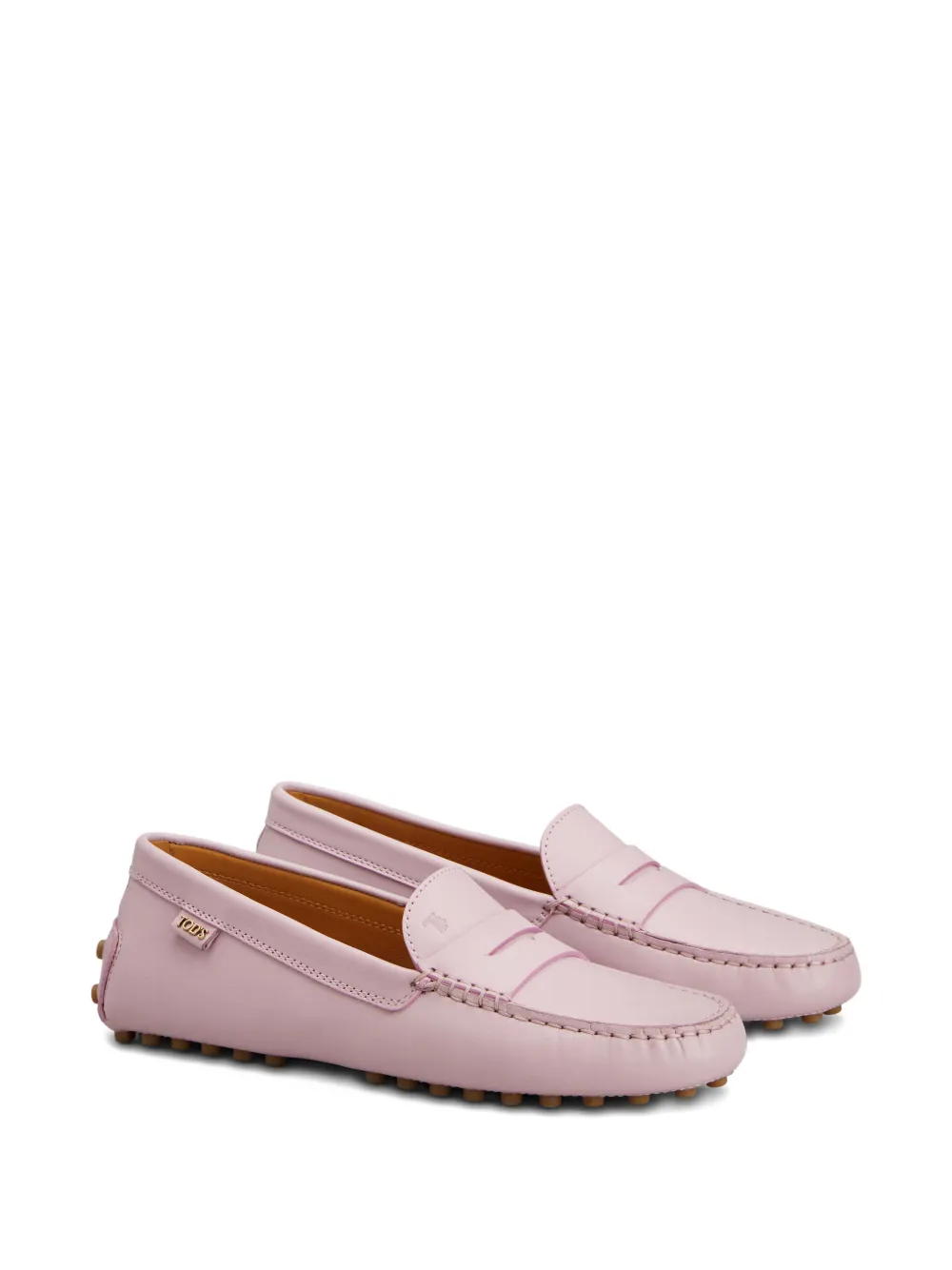 Tod's Gommino loafers met penny-bar Roze