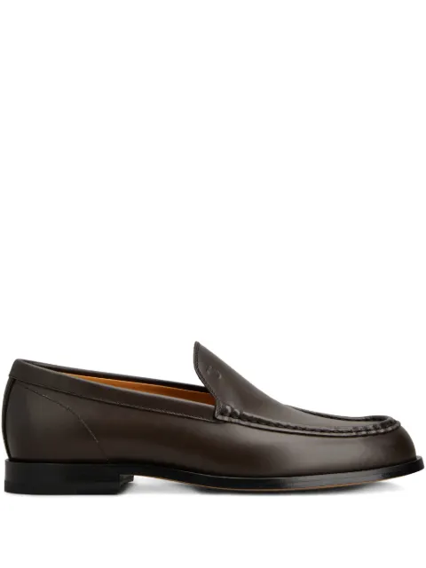 Tod's Cuoio 96L stitch-detail loafers