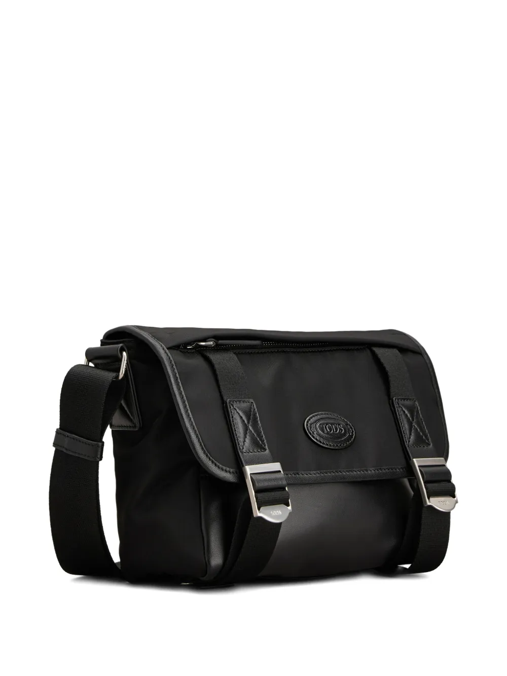  Tod's Buckle Messenger Bag - Black 
