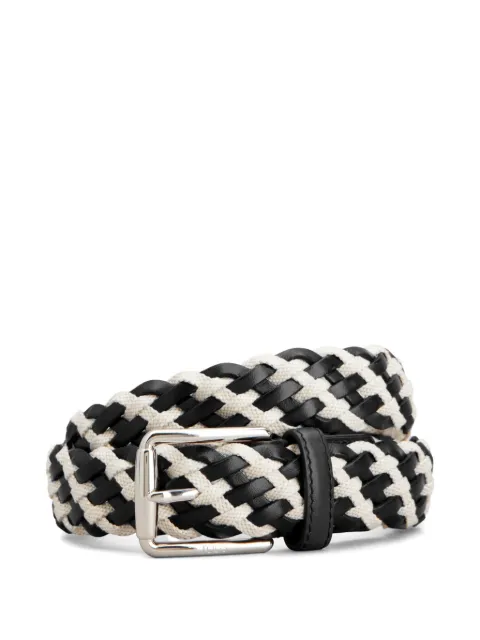 Tod's woven-design buckle belt