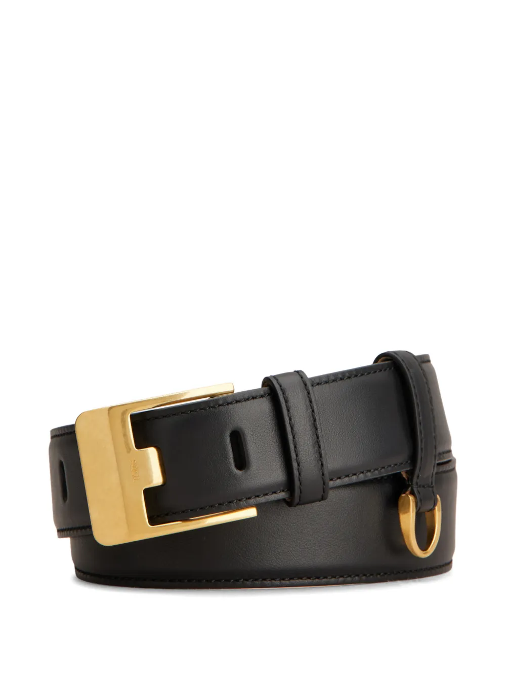 Tod's buckle detail belt - Black