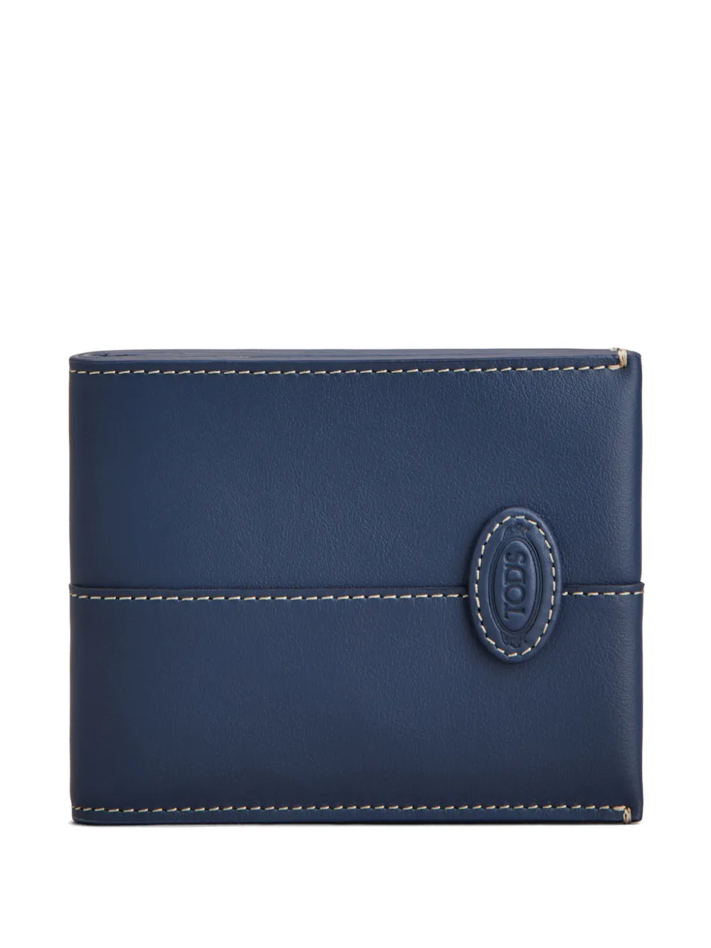 Tod's logo-patch cardholder - Blu