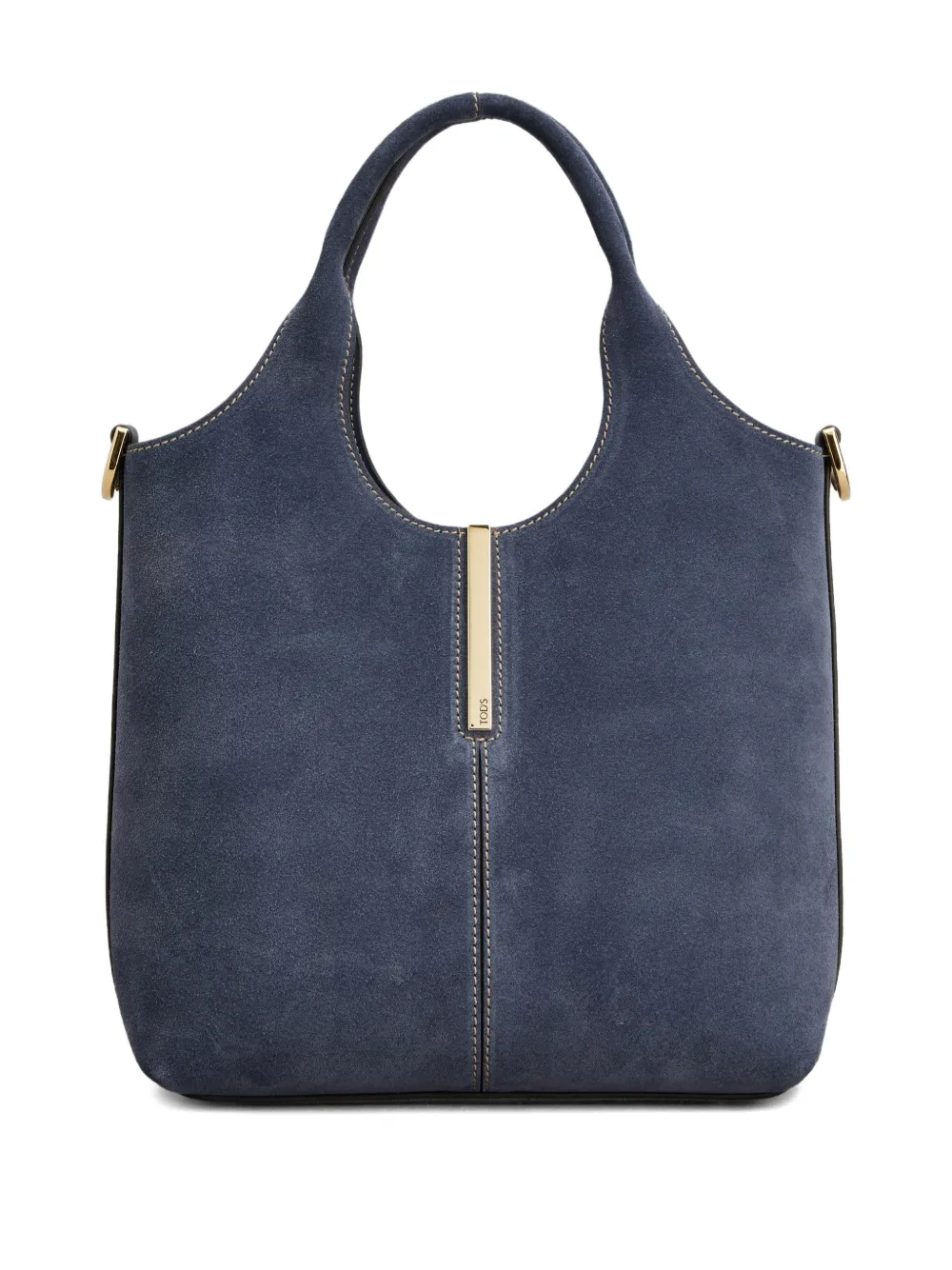 Tod's mini metal-detail tote bag - Blue
