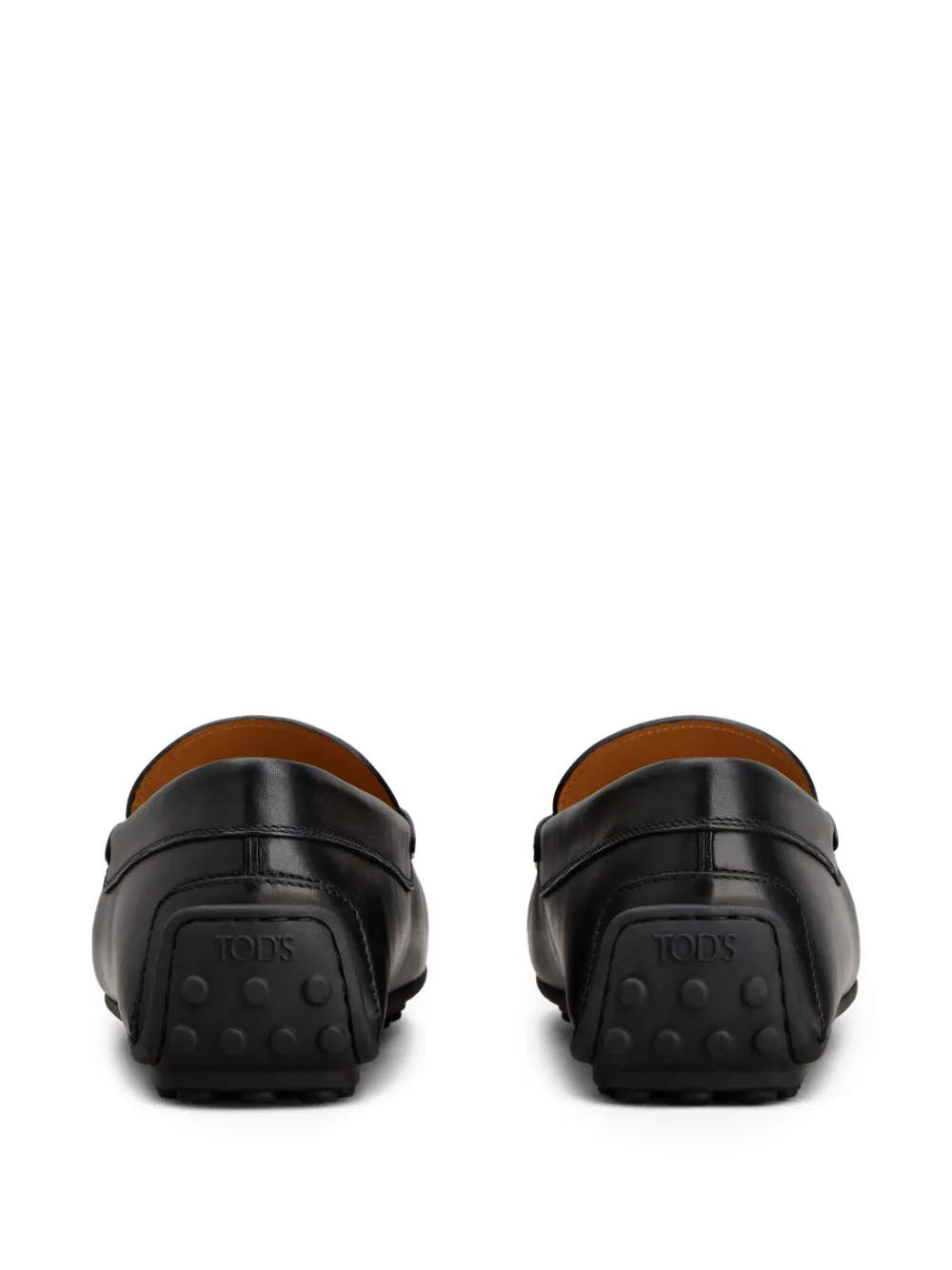 Tod's City Gommino 76 L loafers met detail Zwart