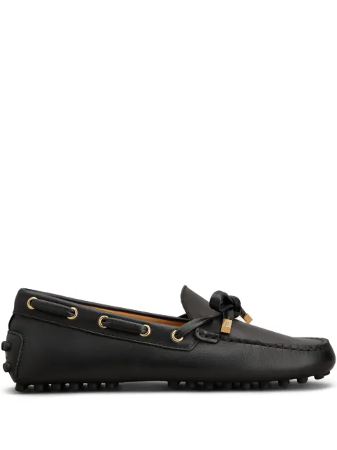 Tod's bow-detail gommino loafers