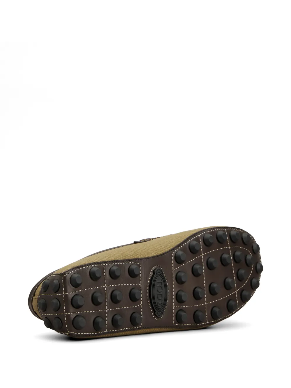 Tod's Gommino canvas loafers Groen