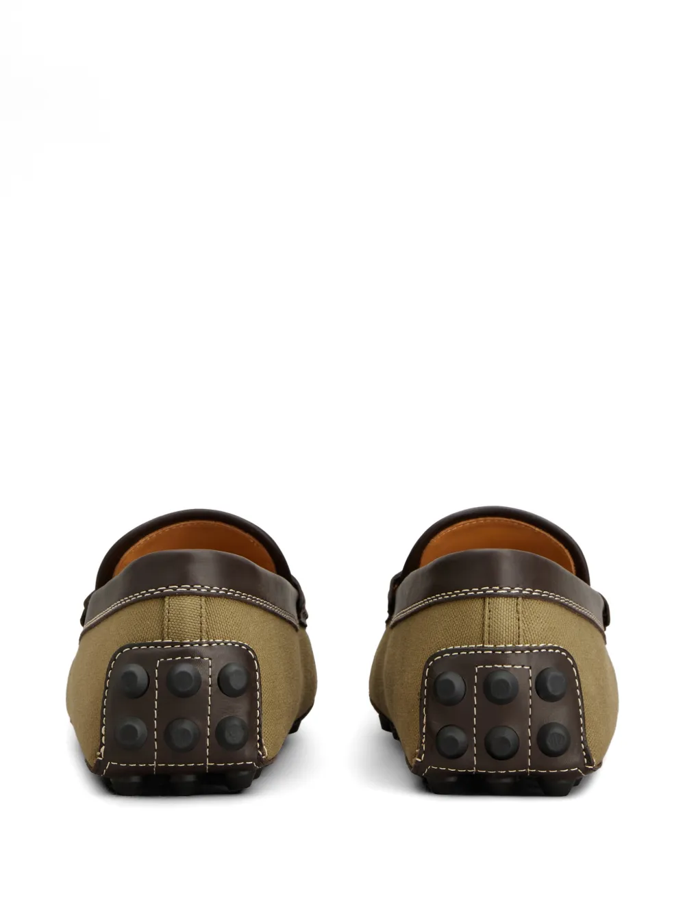 Tod's Gommino canvas loafers Groen