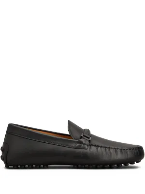 Tod's T Ring City Gommino Loafers | Brown | FARFETCH