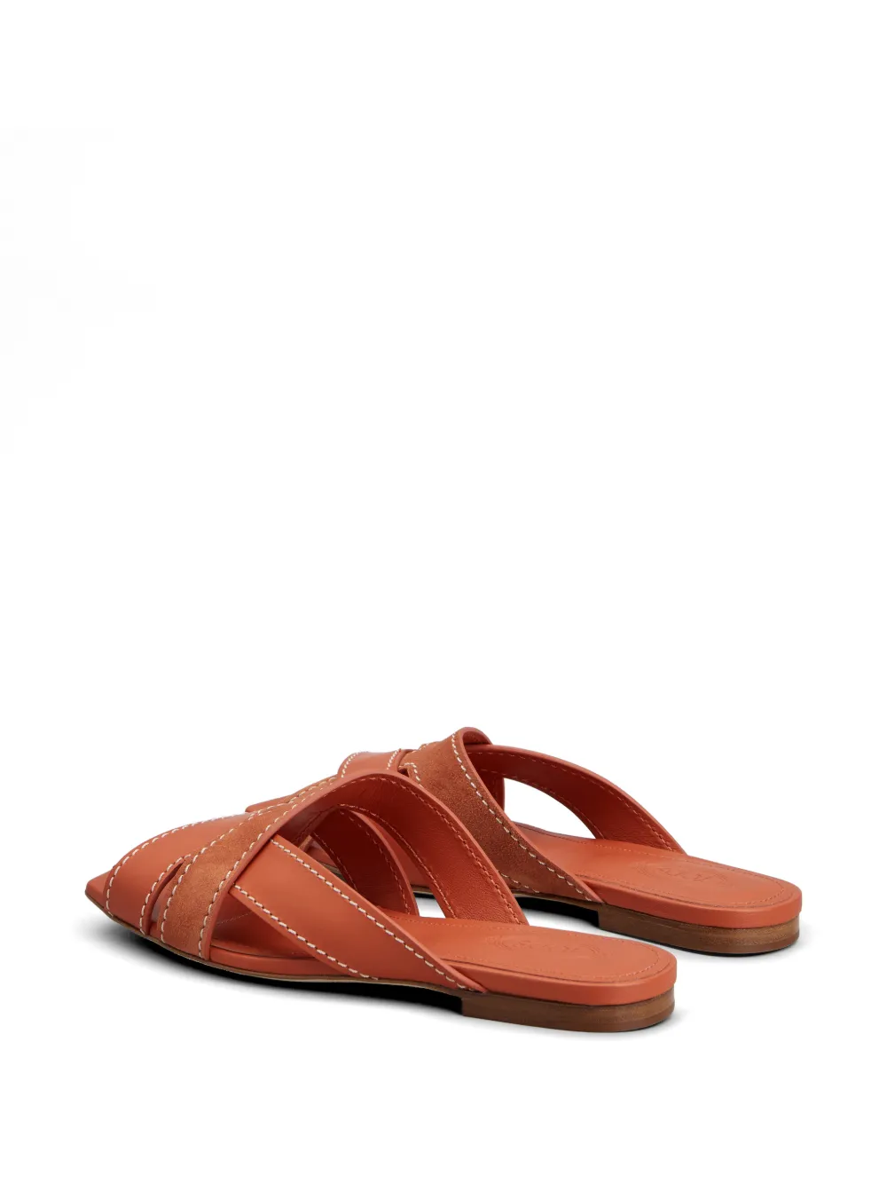 Tod's Sandalen met gekruiste bandjes Oranje
