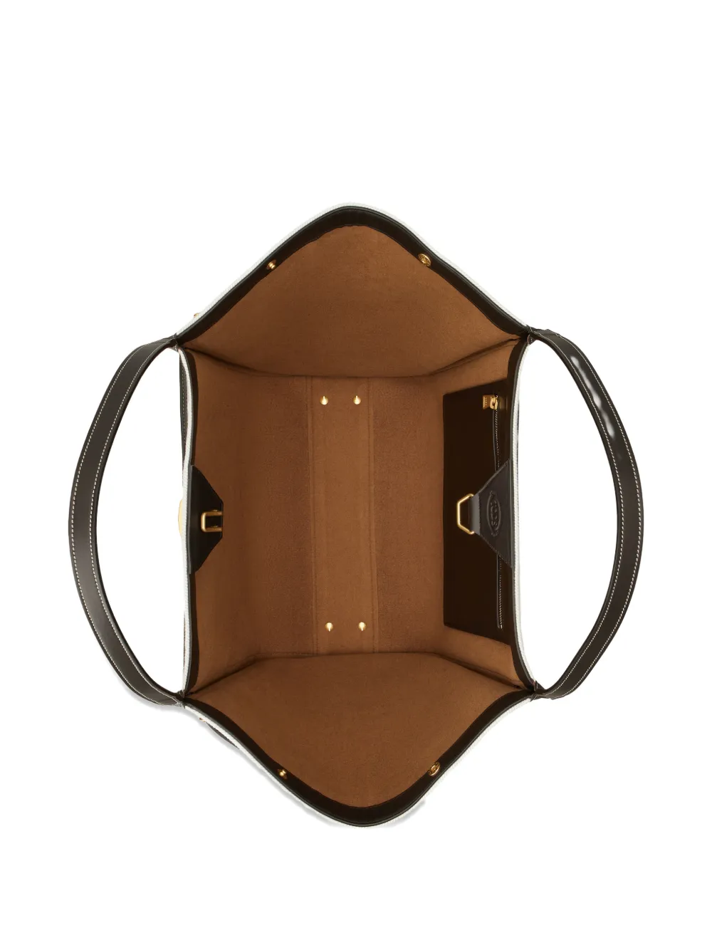 Tod's Buckle Strap Tote Bag - Neutrals 