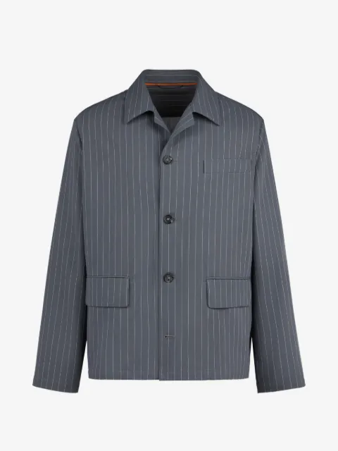 Tod's veste à fines rayures