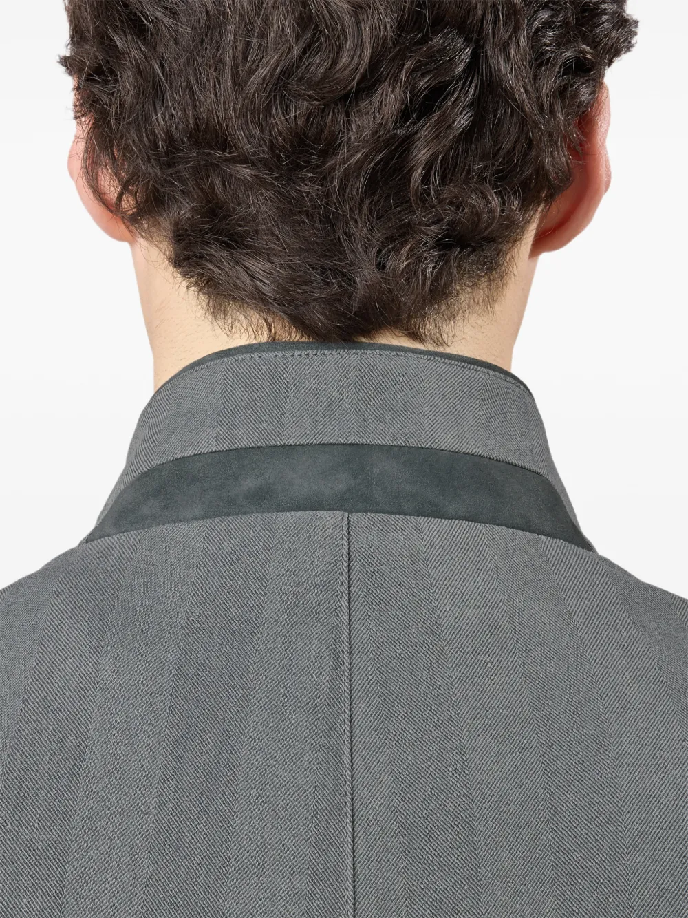 Tod's Castello blazer met zakdetail Grijs