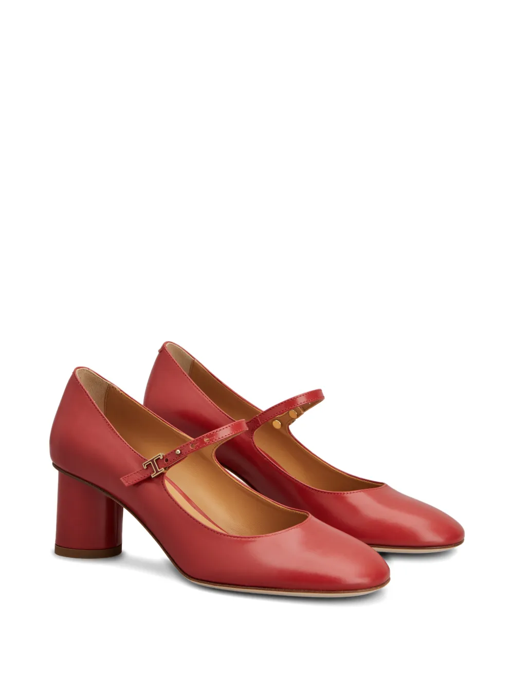 Tod's Pumps met gesp en hak Rood