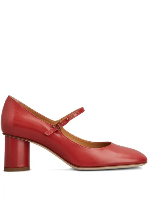 Tod's buckle-strap heeled pumps