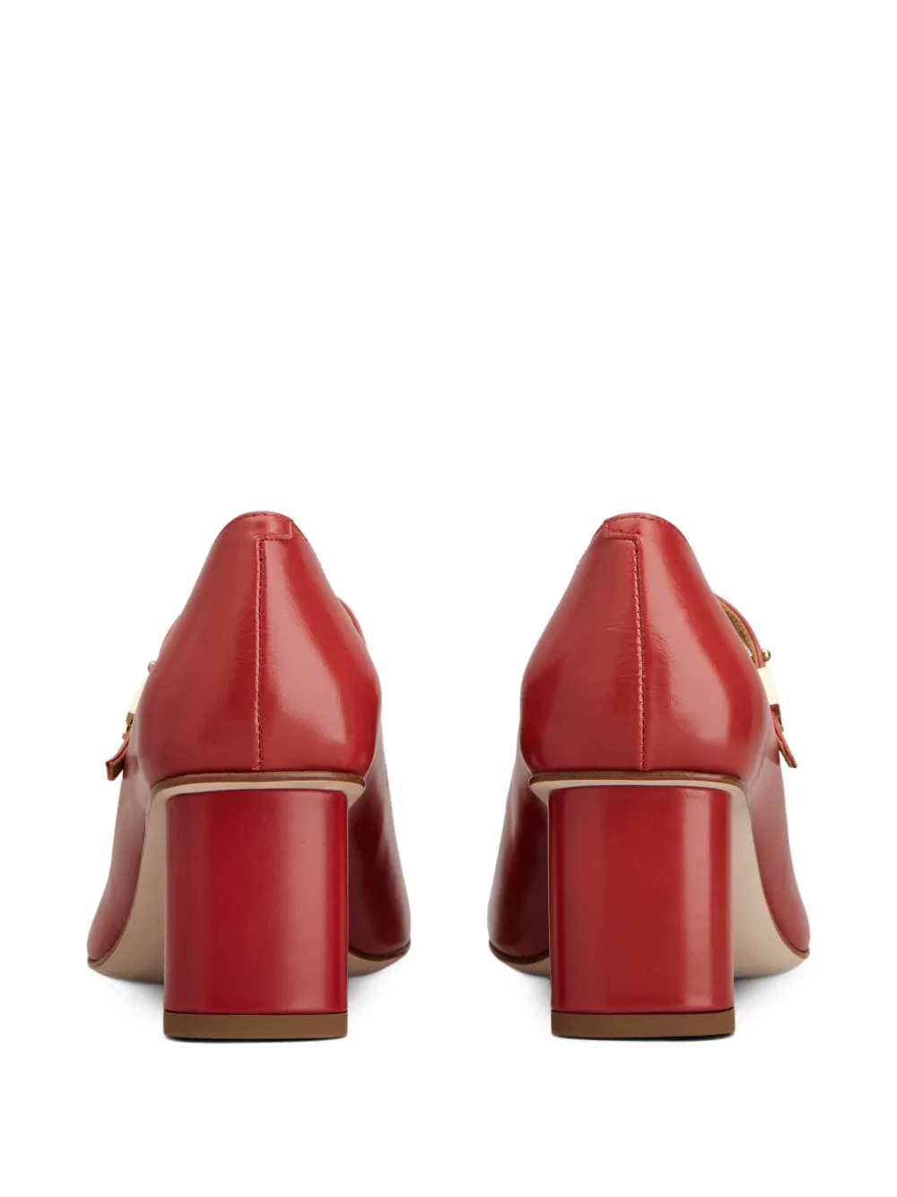 Tod's Pumps met gesp en hak Rood