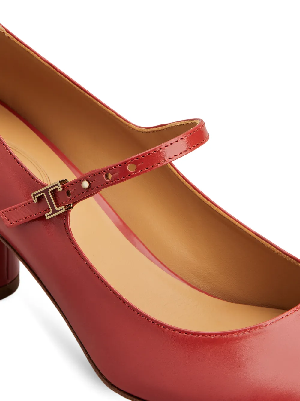 Tod's Pumps met gesp en hak Rood