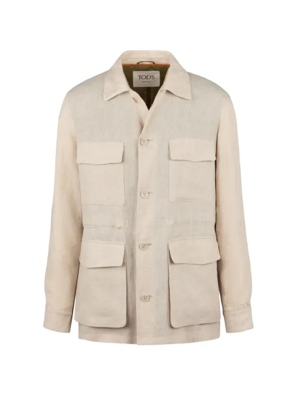 Tod's Multiple-pocket Field Jacket in Neutrals