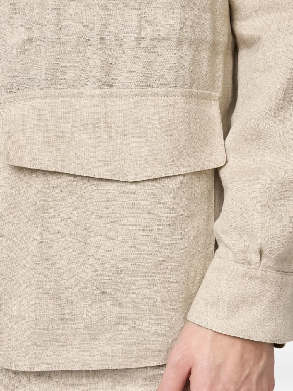 Tod's Veldjack met meerdere zakken Beige