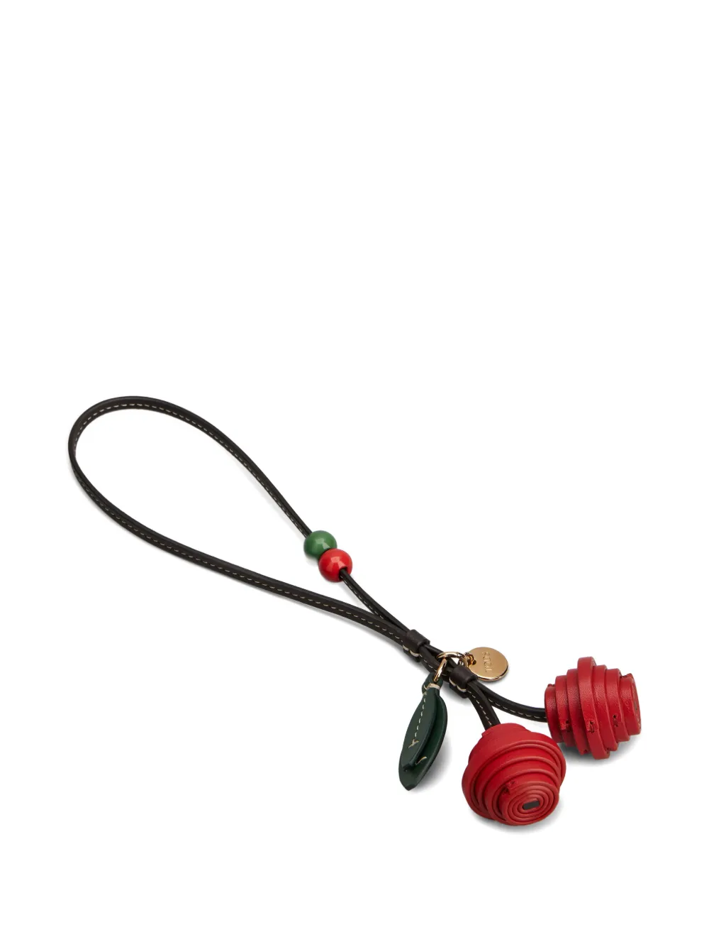  Tod's Cherry-charm Keyring - Red 