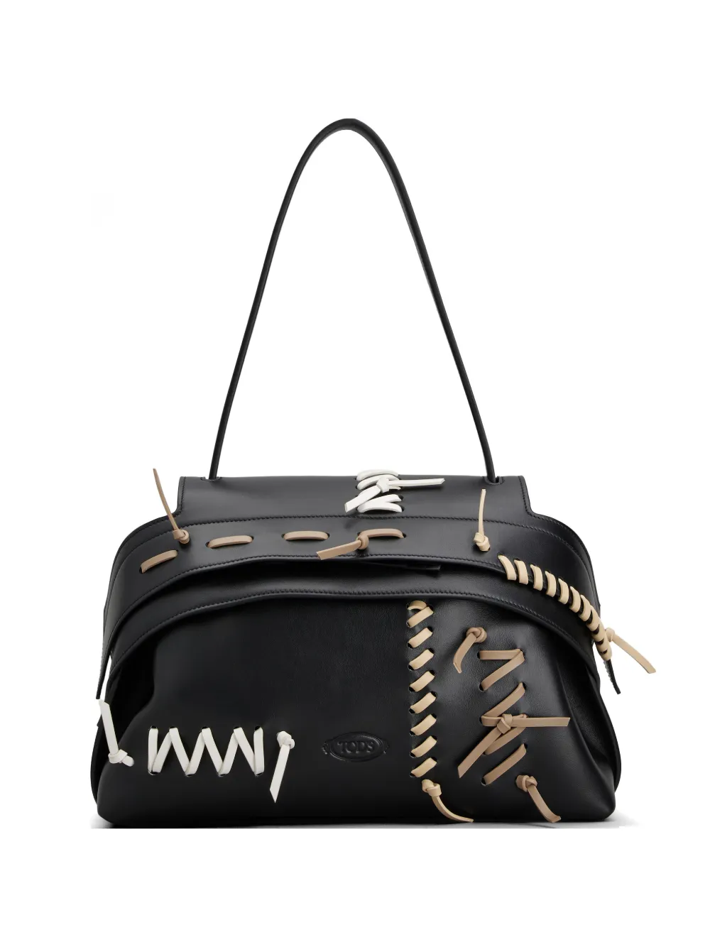 Tod's Kleine Wave Schultertasche - Schwarz