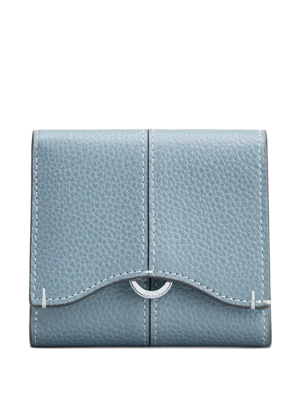 Tod's tri-fold ring wallet - Blu