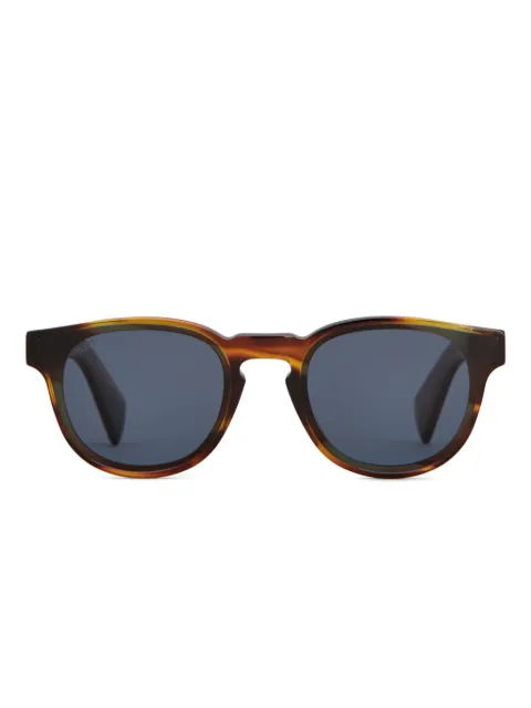 Tod's logo round-frame sunglasses