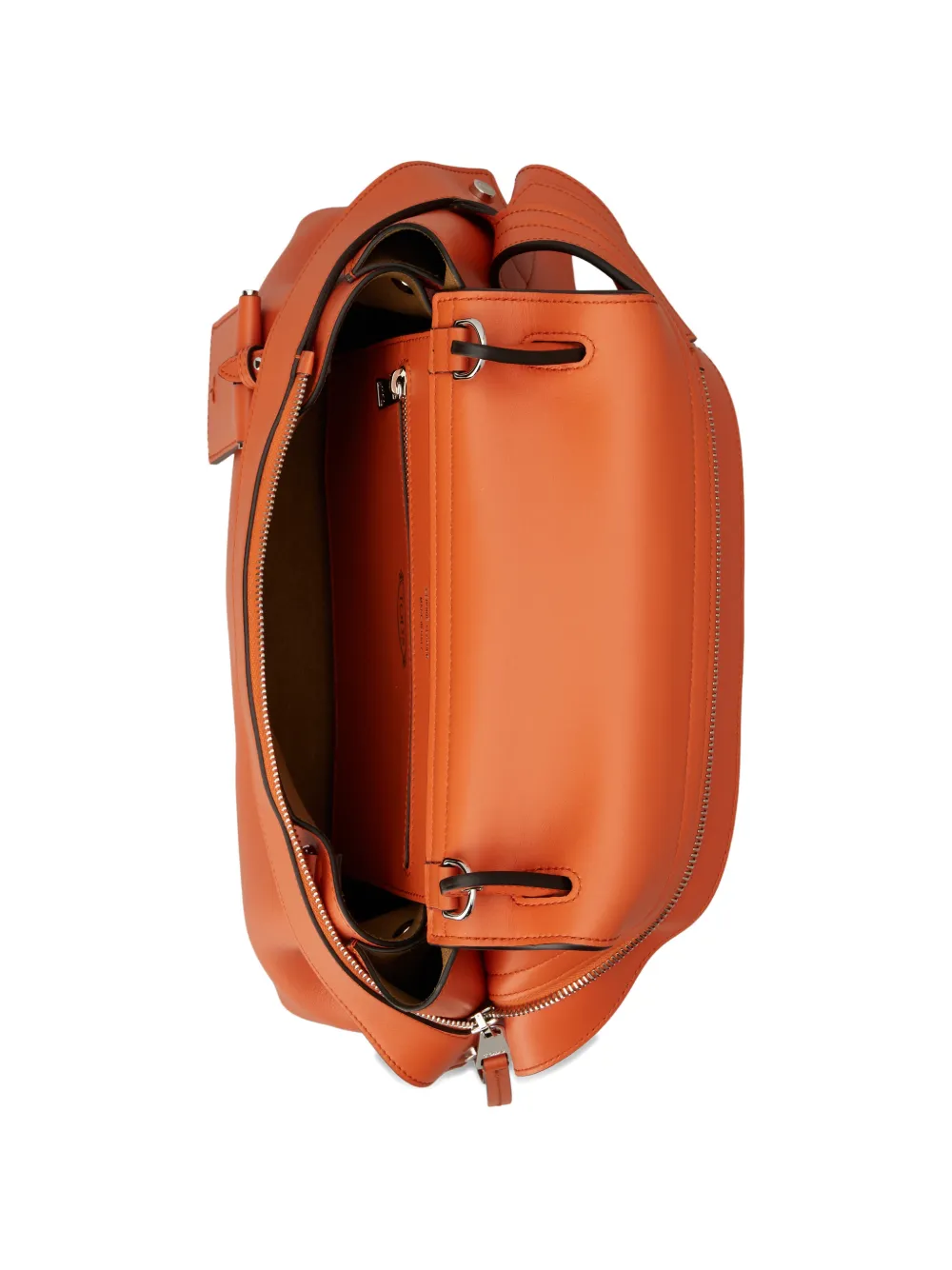 Tod's Wave Bag schoudertas met vlakken Oranje