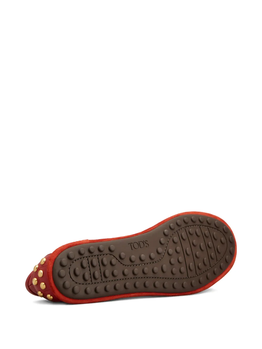 Tod's Ballerina's met studs Rood