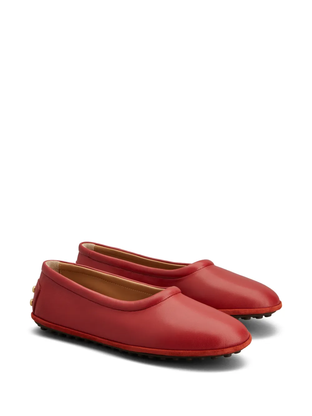 Tod's Ballerina's met studs Rood