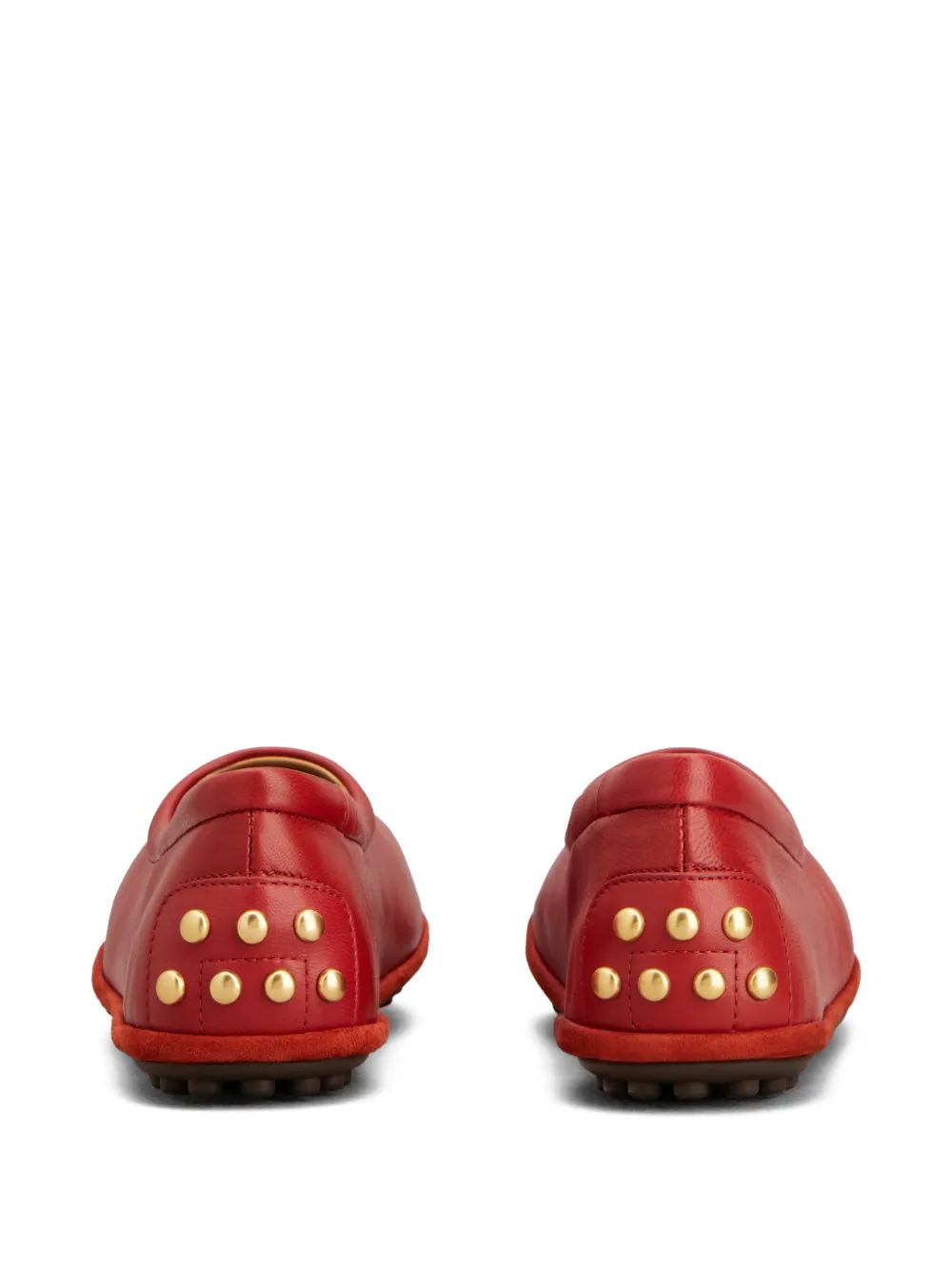 Tod's Ballerina's met studs Rood