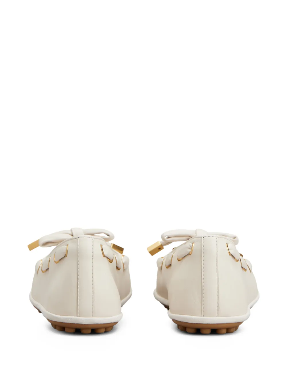 Tod's Ballerina's met strikdetail Beige