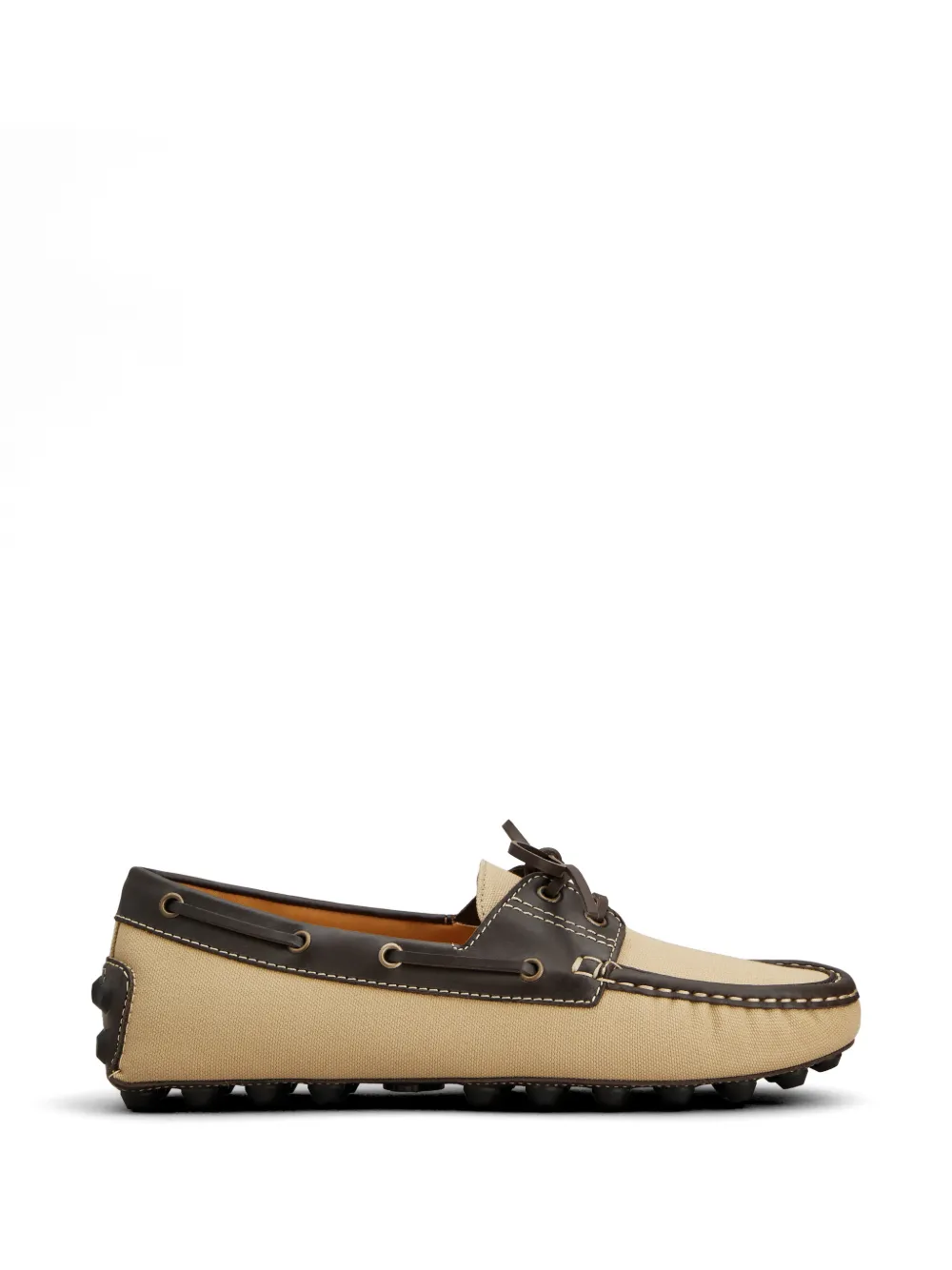 Tod's Gommino lace-up fastening boat shoes - Neutrals