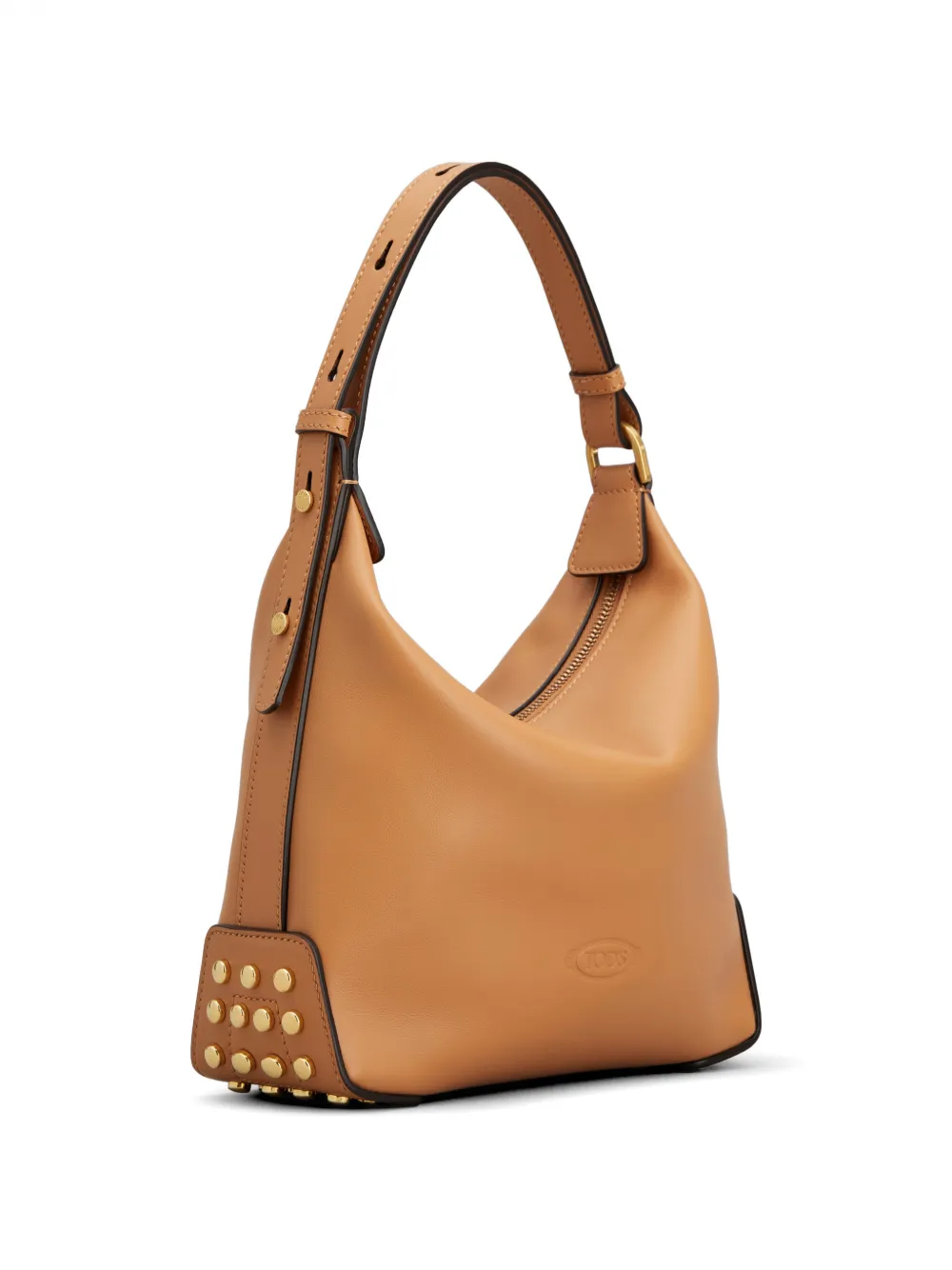 Tod's Mini-schoudertas met studs Beige
