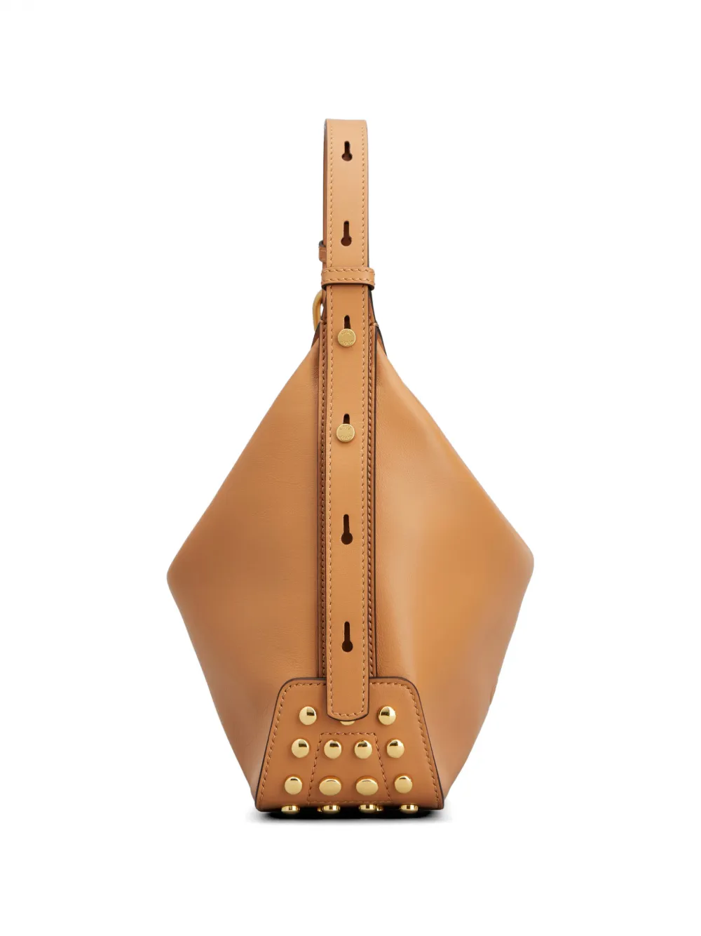Tod's Mini-schoudertas met studs Beige