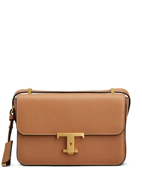 Tod's Logo Chain Satchel in Neutrals