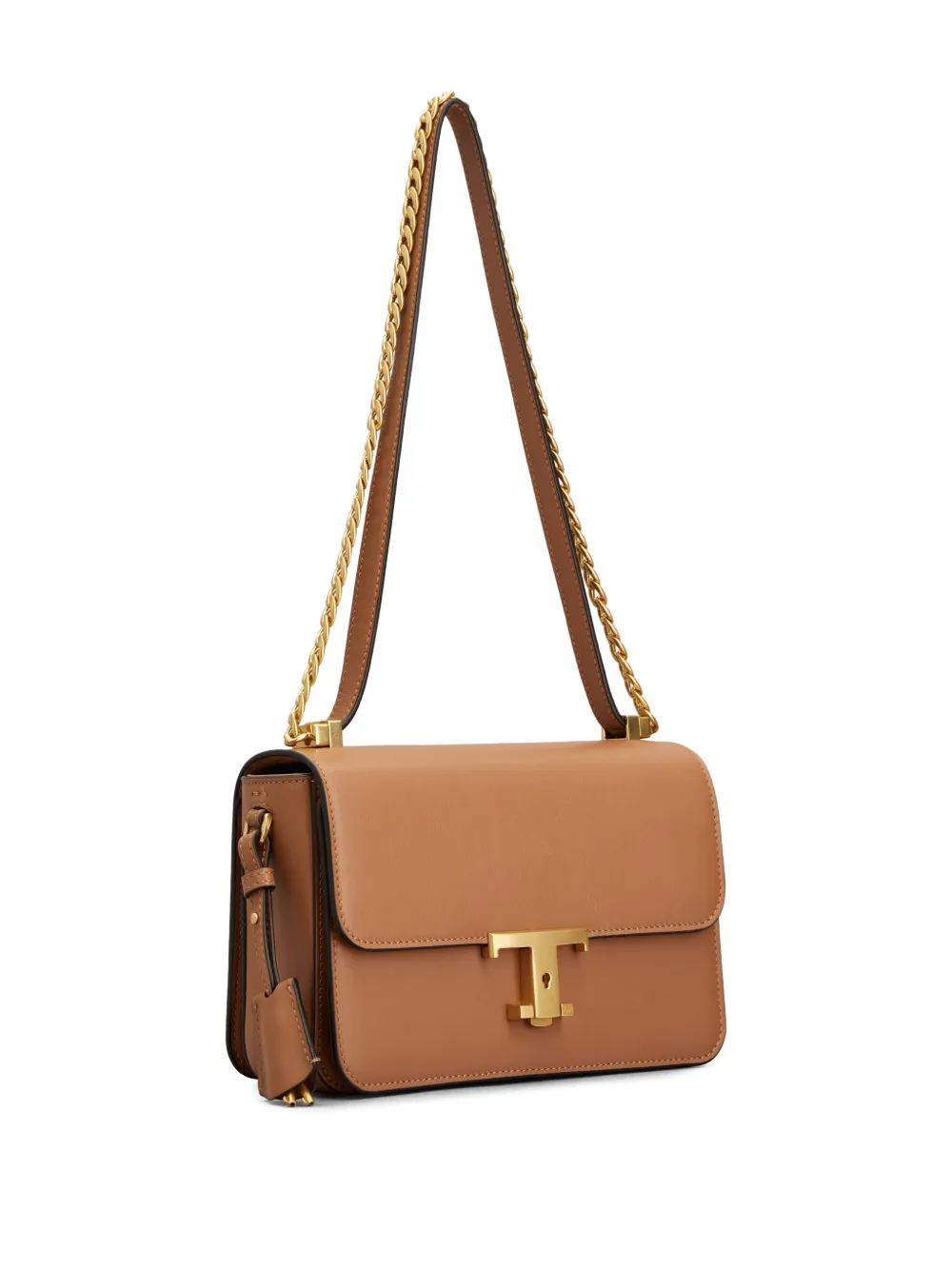 Tod's Tas met logo ketting Beige