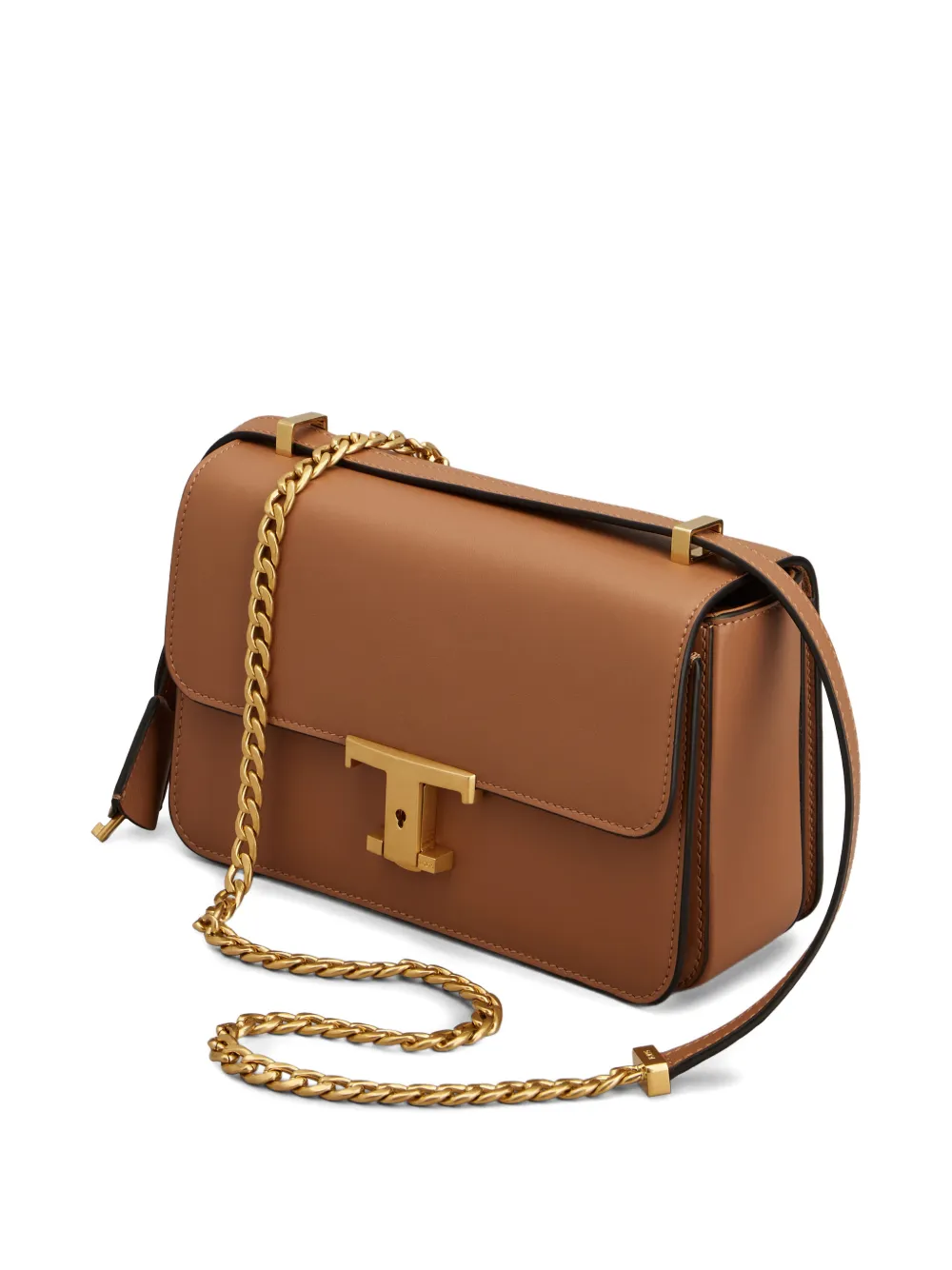 Tod's Tas met logo ketting Beige