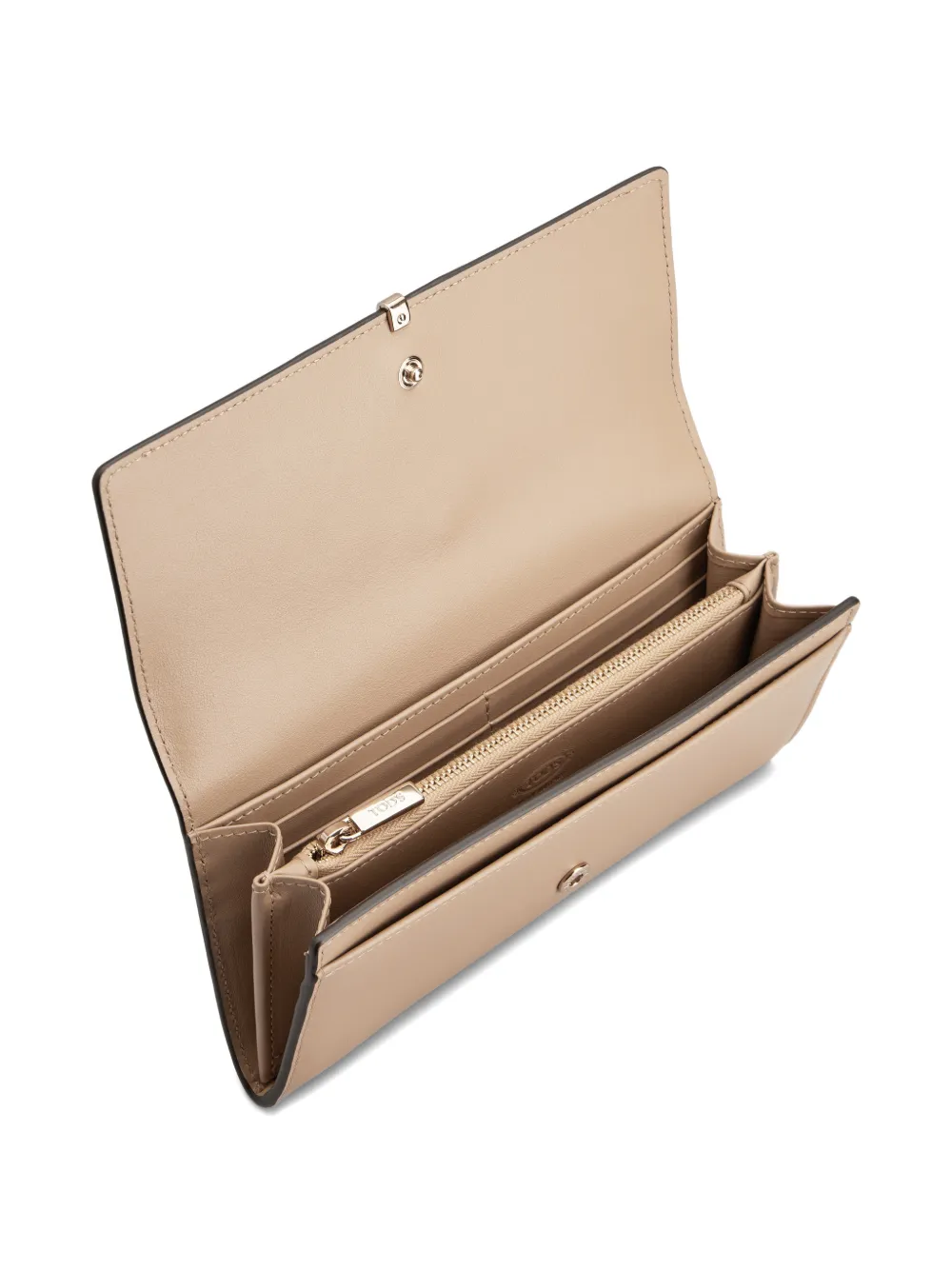 Tod's Portemonnee met omslag Beige