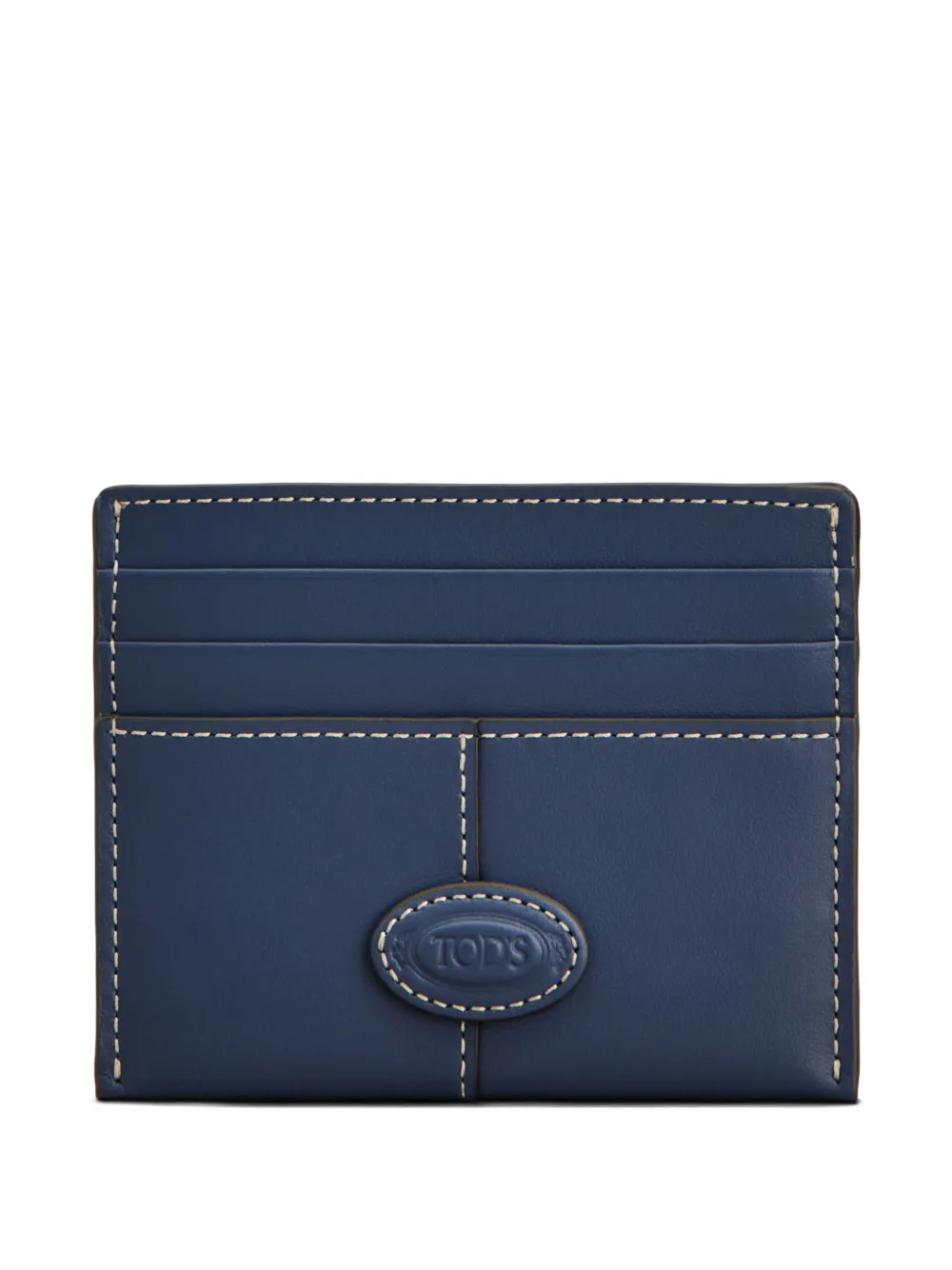 Tod's piccolo-leather card holder - Blu