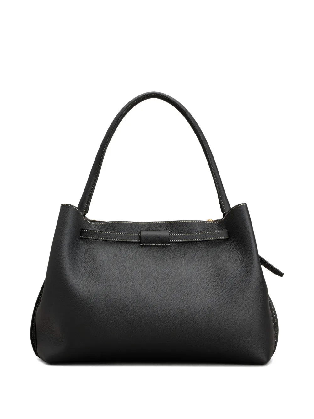 Tod's T Timeless kleine shopper met gesp - Zwart
