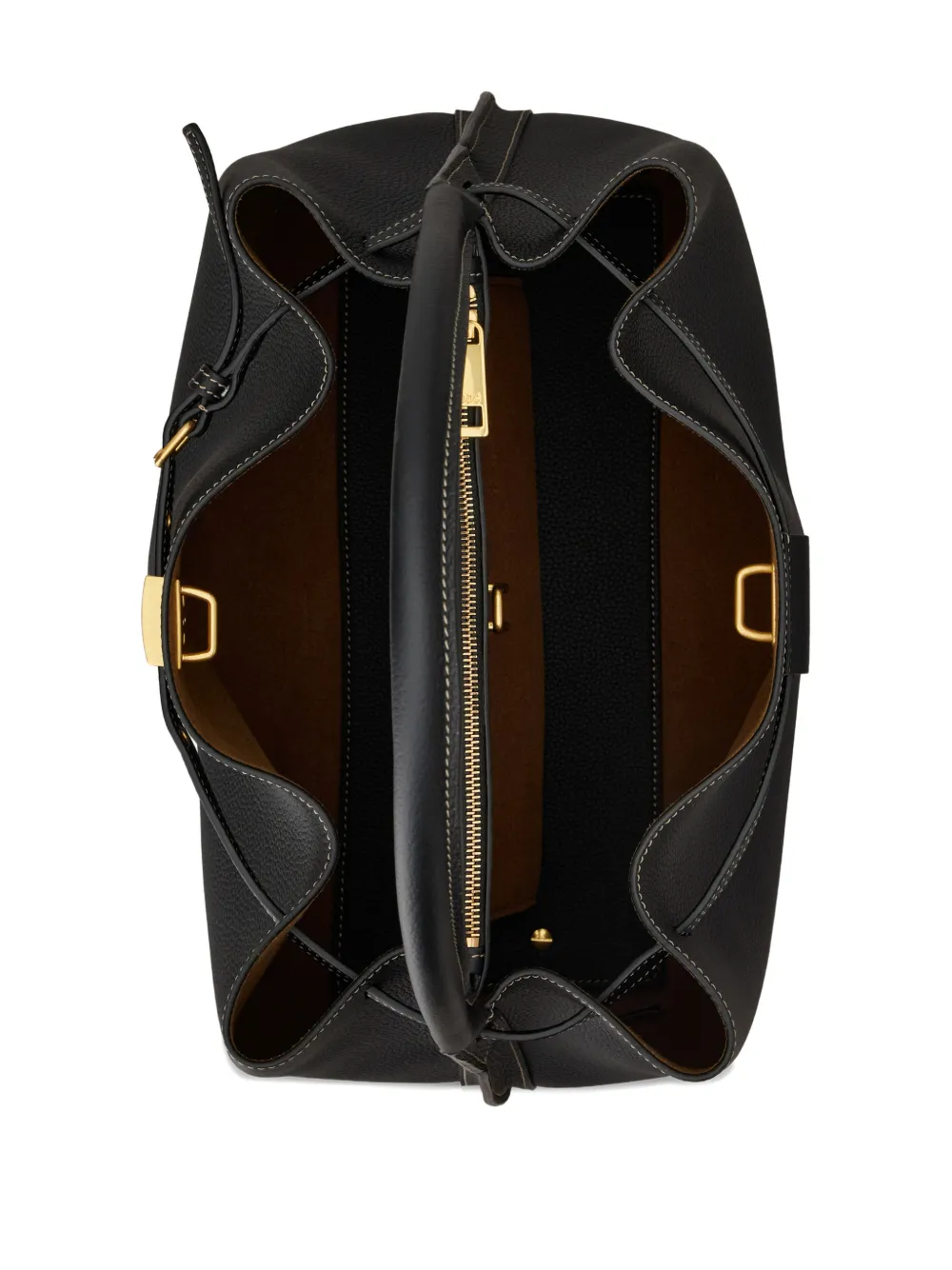 Tod's T Timeless kleine shopper met gesp Zwart