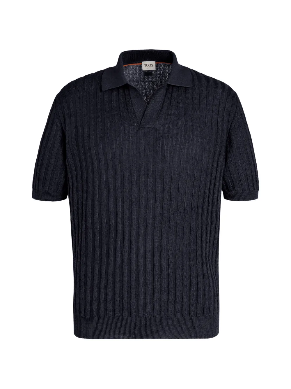 Tod's V-neck knit T-shirt - Blue