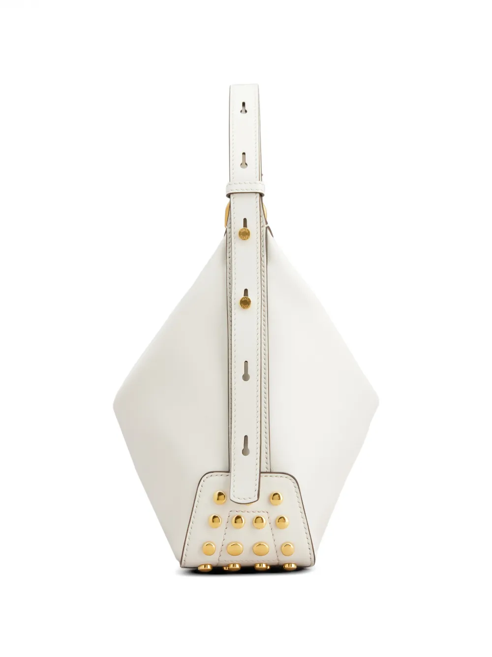  Tod's Studded Mini Shoulder Bag - White 