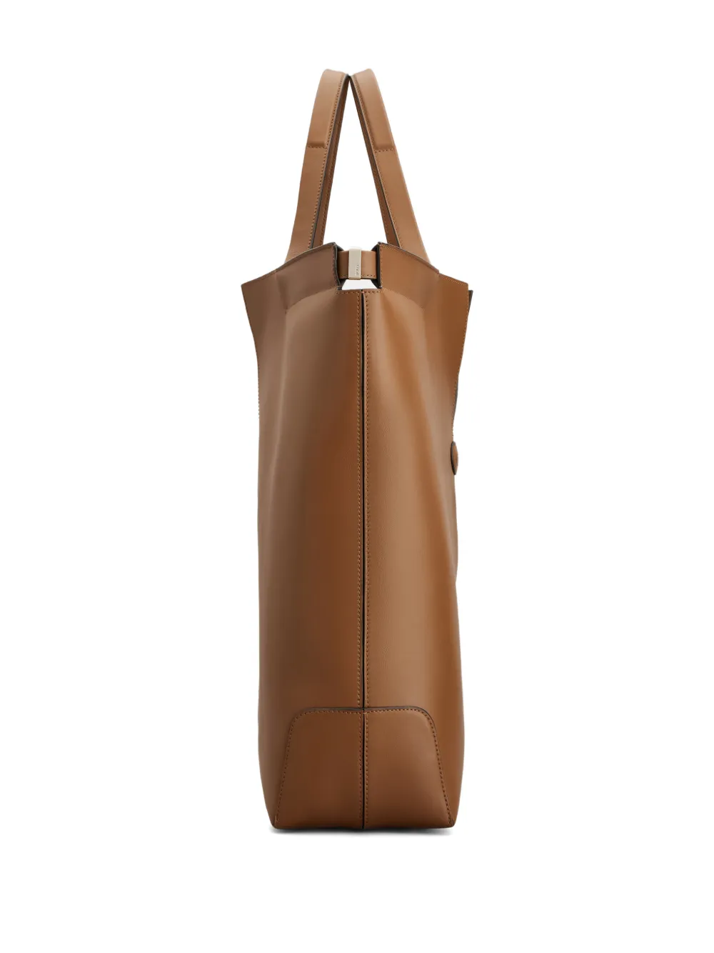  Tod's Logo-patch Tote Bag - Brown 