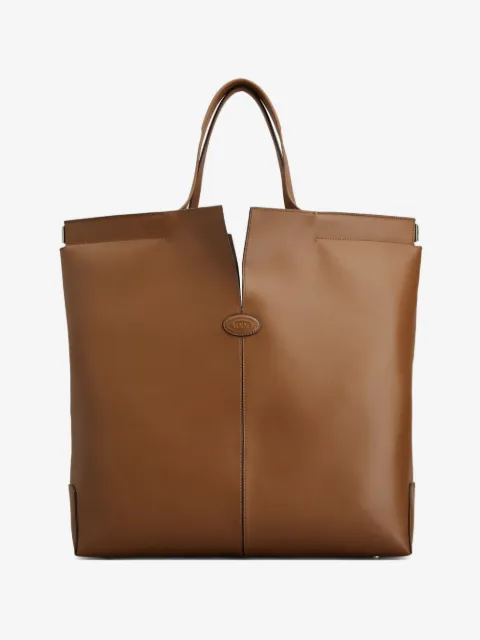 Tod's logo-patch  tote bag