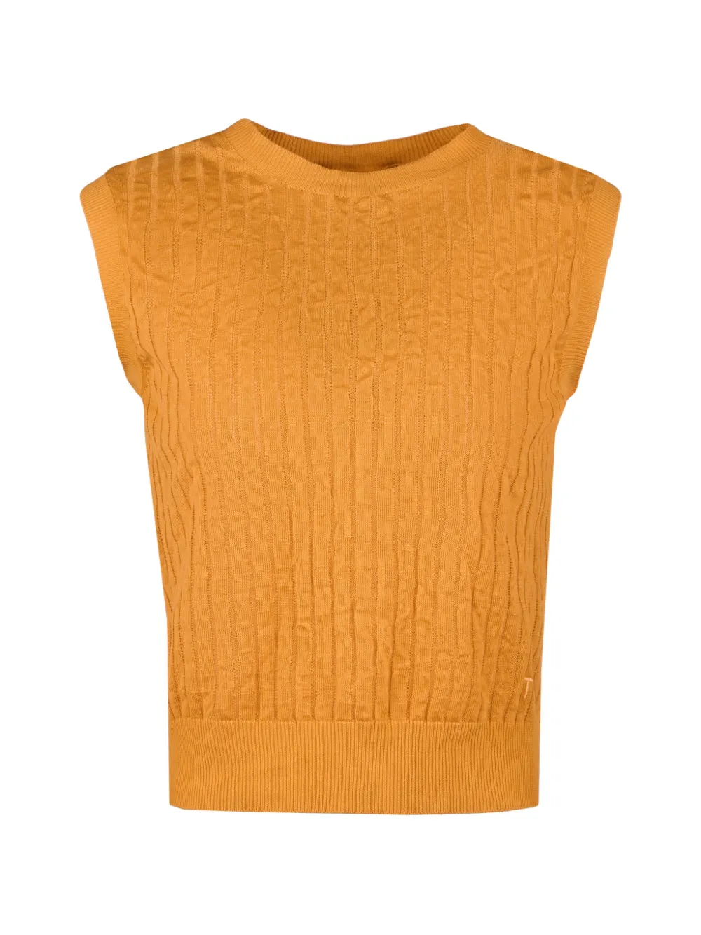 Tod's Top con effetto stropicciato - Arancione